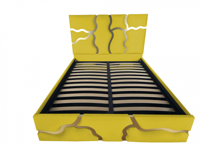 Pat tapitat Etna cu spatiu pentru depozitare, 160x200 [2]