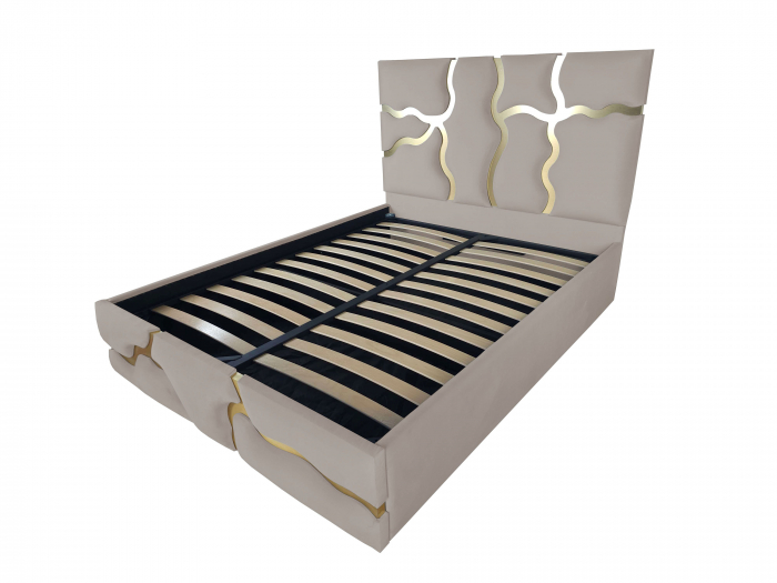 Pat tapitat Etna cu spatiu pentru depozitare, 160x200 [1]