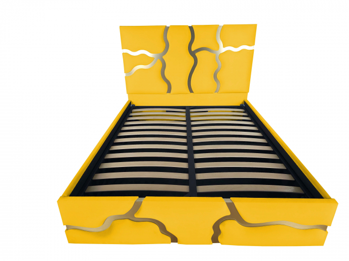 Pat tapitat Etna cu spatiu pentru depozitare, 160x200 [2]