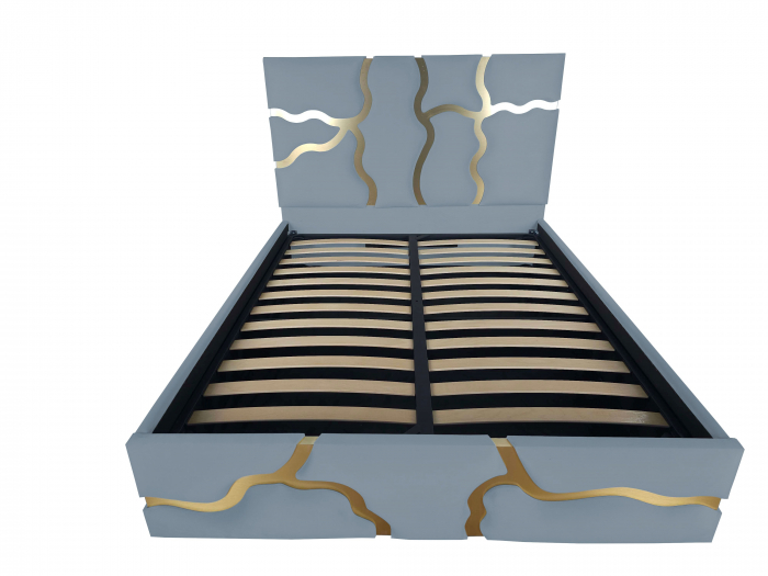 Pat tapitat Etna cu spatiu pentru depozitare, 160x200 [2]