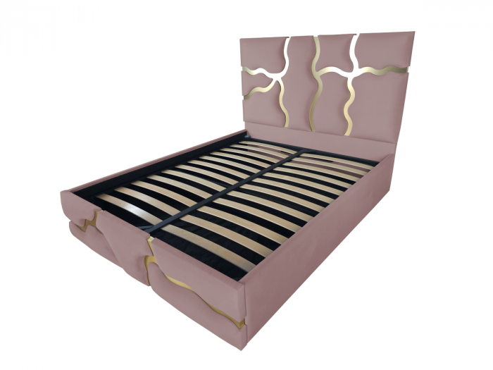 Pat tapitat Etna cu spatiu pentru depozitare, 160x200 [1]