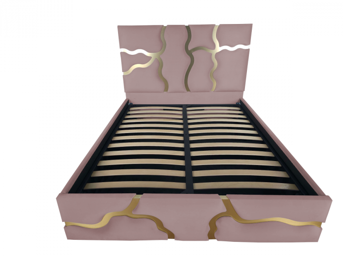 Pat tapitat Etna cu spatiu pentru depozitare, 160x200 [2]