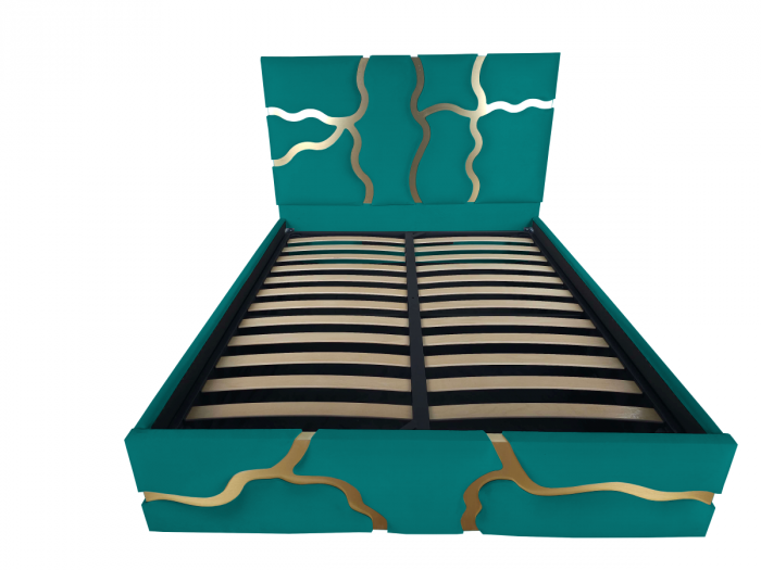 Pat tapitat Etna cu spatiu pentru depozitare, 160x200 [2]