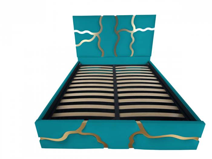 Pat tapitat Etna cu spatiu pentru depozitare, 160x200 [2]