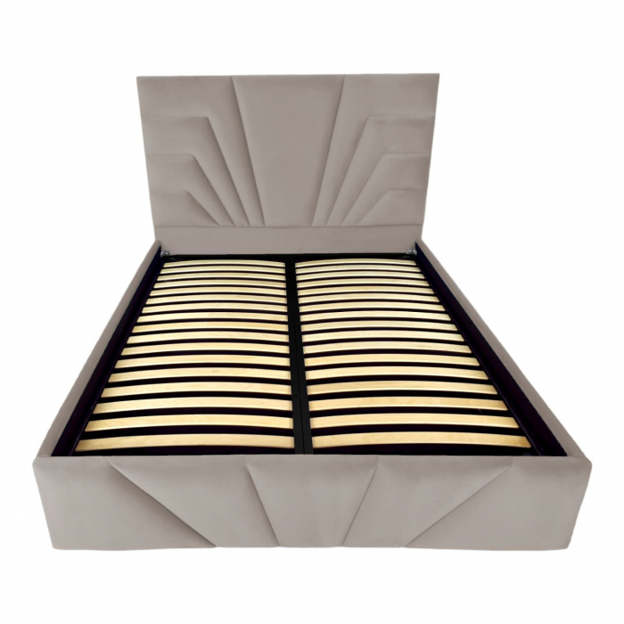 Pat tapitat Eva cu spatiu pentru depozitare, 160x200 [2]