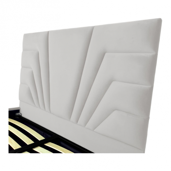 Pat tapitat Eva cu spatiu pentru depozitare, 160x200 [3]