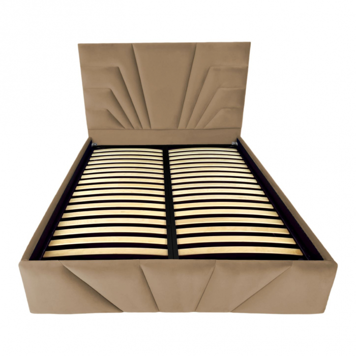 Pat tapitat Eva cu spatiu pentru depozitare, 160x200 [2]