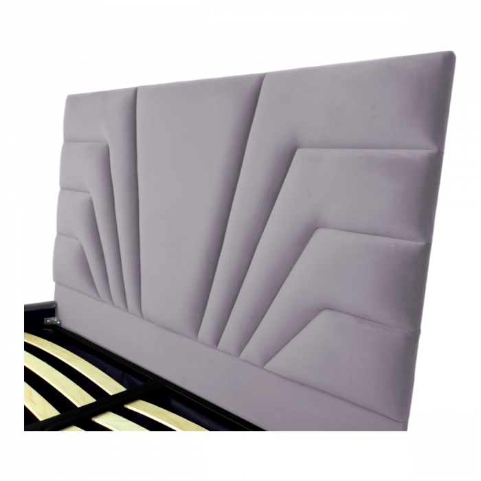 Pat tapitat Eva cu spatiu pentru depozitare, 160x200 [3]