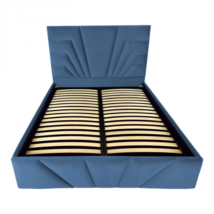 Pat tapitat Eva cu spatiu pentru depozitare, 160x200 [2]