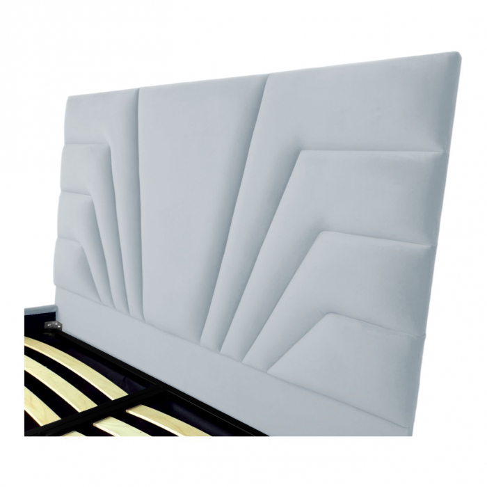 Pat tapitat Eva cu spatiu pentru depozitare, 160x200 [3]