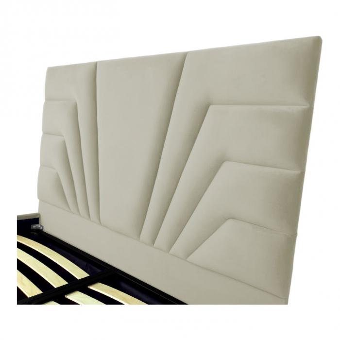 Pat tapitat Eva cu spatiu pentru depozitare, 160x200 [3]