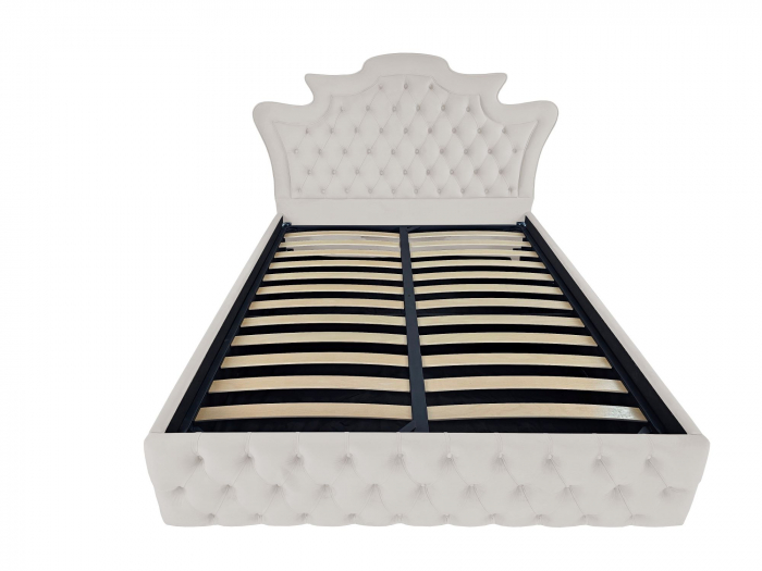 Pat tapitat Giulia cu spatiu pentru depozitare, 160x200 [2]