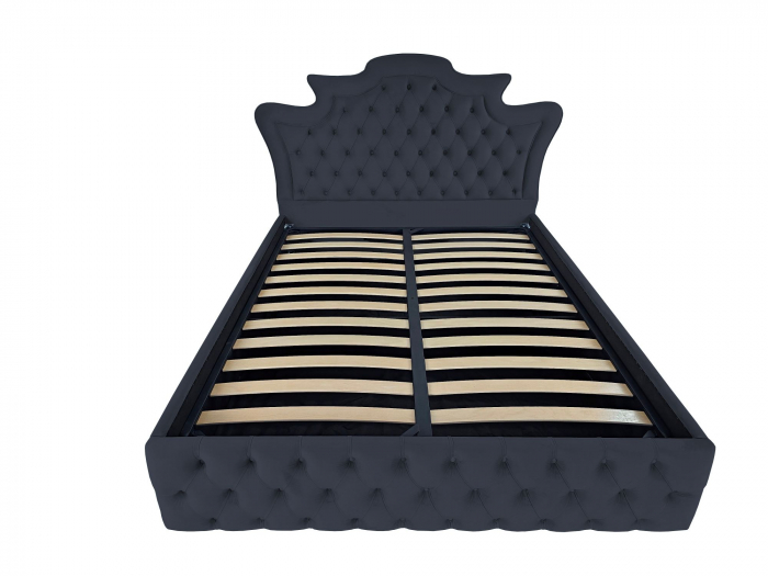 Pat tapitat Giulia cu spatiu pentru depozitare, 160x200 [2]