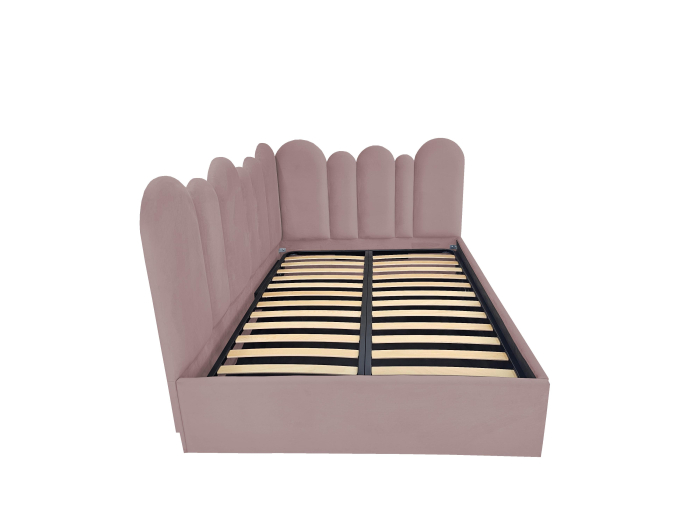 Pat tapitat Kaya cu spatiu pentru depozitare, 160x200 [2]