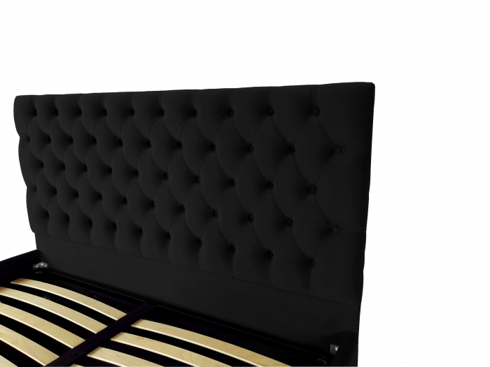 Pat tapitat Kirra cu spatiu pentru depozitare, 160x200 [3]