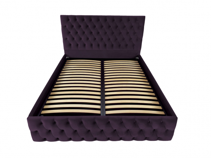 Pat tapitat Kirra cu spatiu pentru depozitare, 160x200 [2]