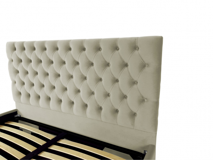 Pat tapitat Kirra cu spatiu pentru depozitare, 160x200 [3]