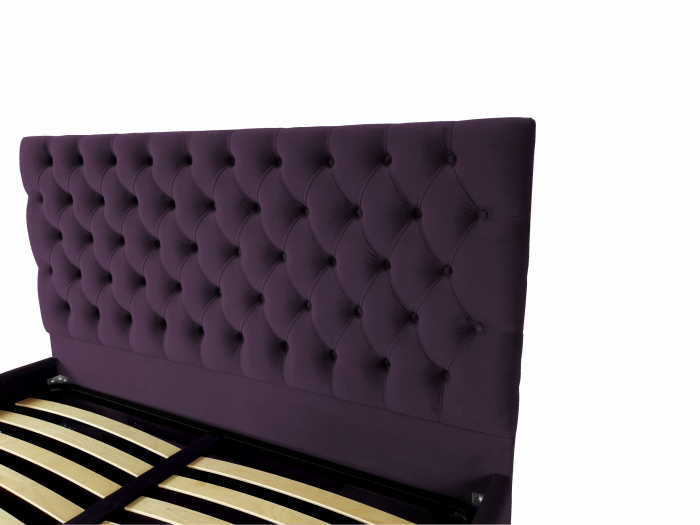 Pat tapitat Kirra cu spatiu pentru depozitare, 160x200 [3]