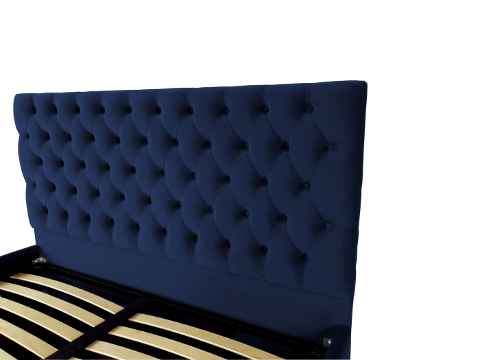 Pat tapitat Kirra cu spatiu pentru depozitare, 160x200 [3]