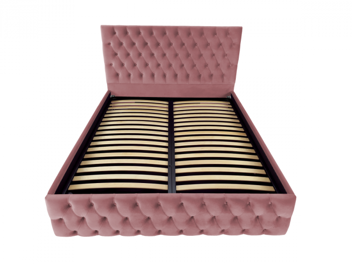 Pat tapitat Kirra cu spatiu pentru depozitare, 160x200 [2]