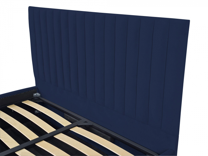 Pat tapitat Linnet cu spatiu pentru depozitare, 160x200 [3]