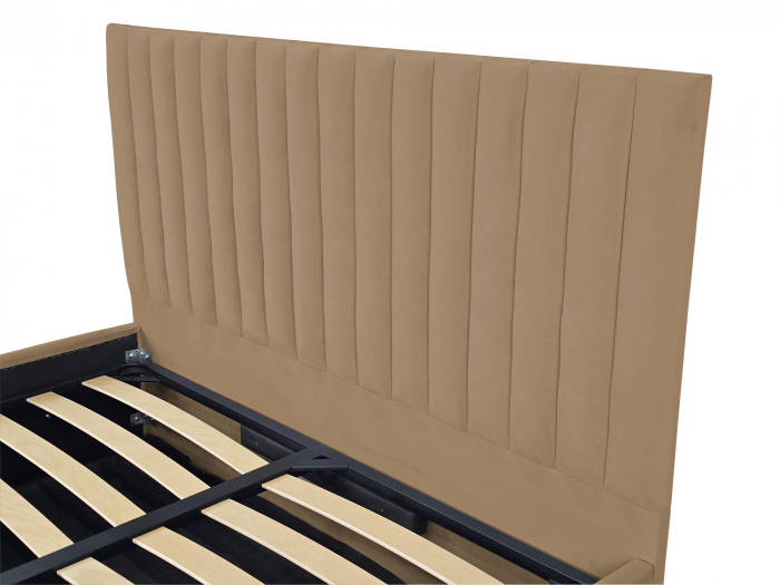 Pat tapitat Linnet cu spatiu pentru depozitare, 160x200 [3]