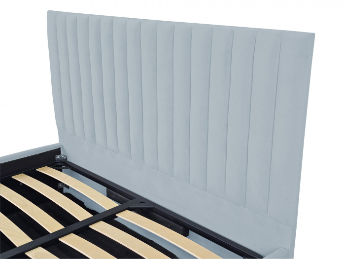 Pat tapitat Linnet cu spatiu pentru depozitare, 160x200 [3]