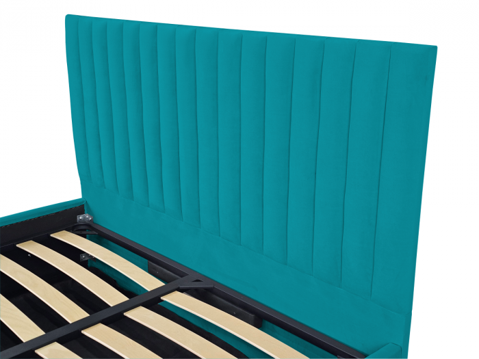 Pat tapitat Linnet cu spatiu pentru depozitare, 160x200 [3]