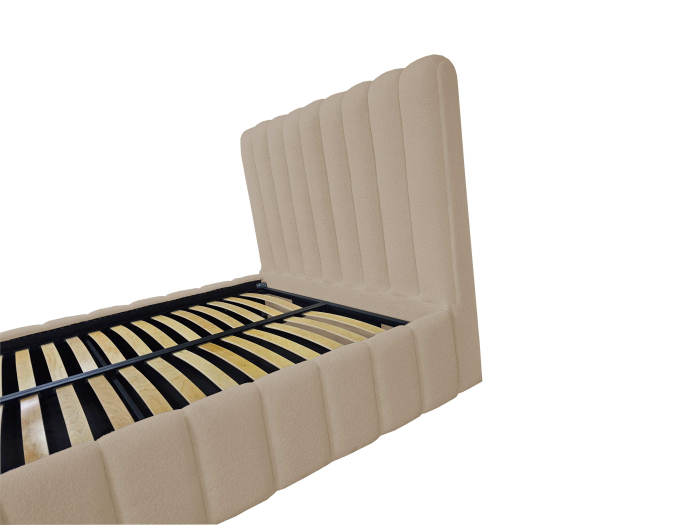 Pat tapitat Loft cu spatiu pentru depozitare, 160x200 [4]