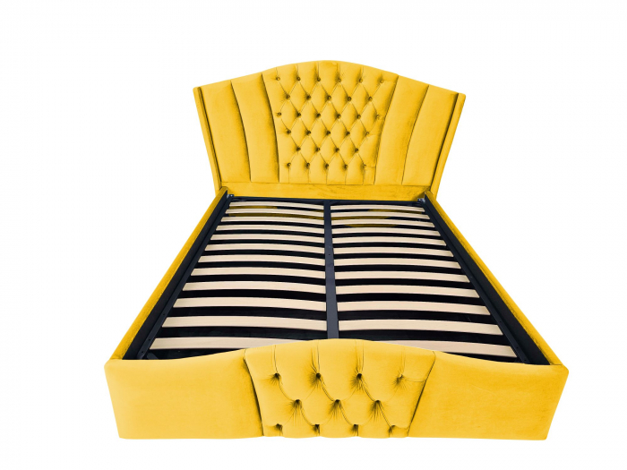 Pat tapitat Majestic cu spatiu pentru depozitare, 160x200 [2]