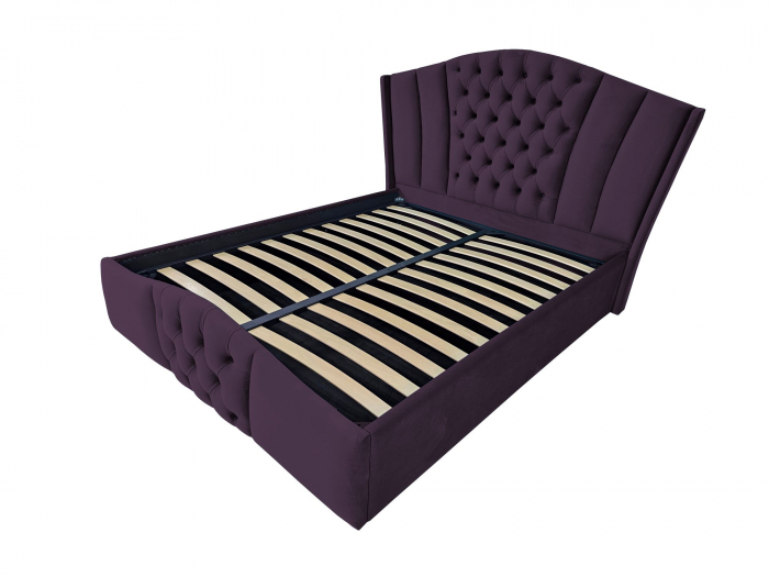 Pat tapitat Majestic cu spatiu pentru depozitare, 160x200 [1]