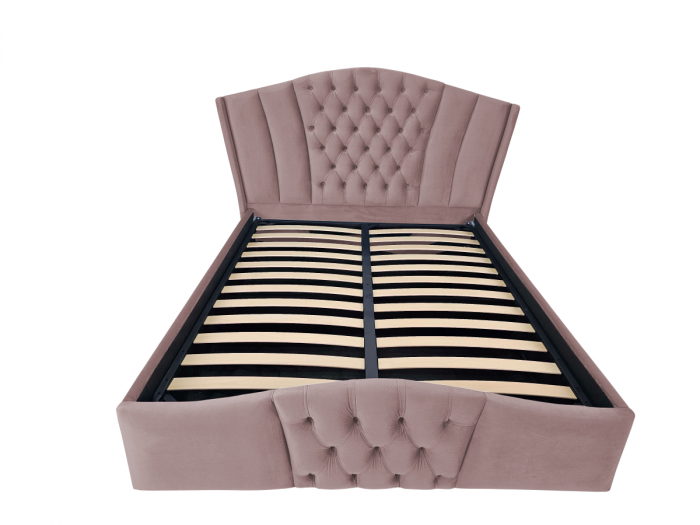 Pat tapitat Majestic cu spatiu pentru depozitare, 160x200 [2]