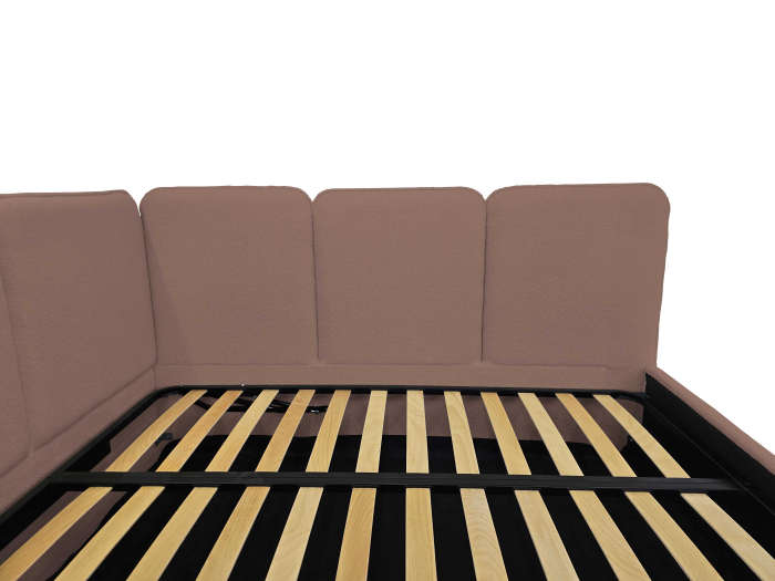 Pat tapitat Milo cu spatiu pentru depozitare, 160x200 [3]