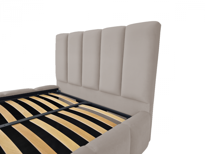 Pat tapitat Nexia cu spatiu pentru depozitare, 160x200 [3]