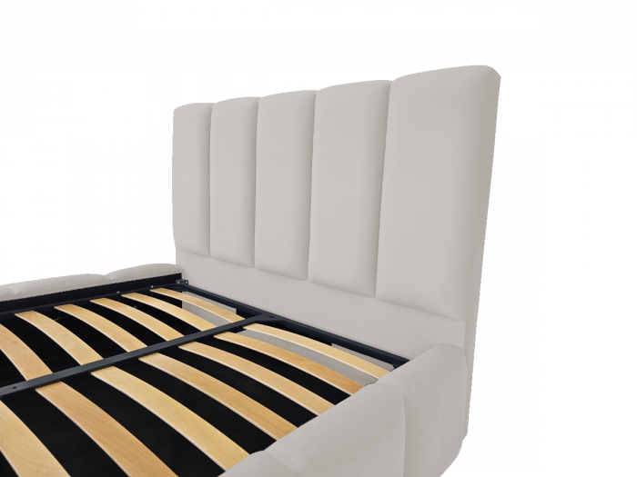 Pat tapitat Nexia cu spatiu pentru depozitare, 160x200 [3]