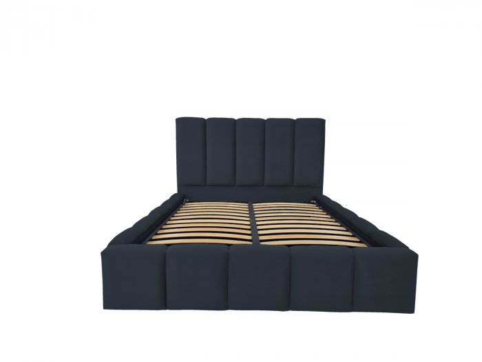 Pat tapitat Nexia cu spatiu pentru depozitare, 160x200 [2]