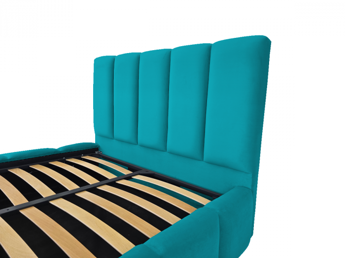 Pat tapitat Nexia cu spatiu pentru depozitare, 160x200 [3]