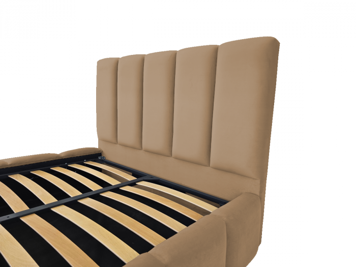 Pat tapitat Nexia cu spatiu pentru depozitare, 160x200 [3]