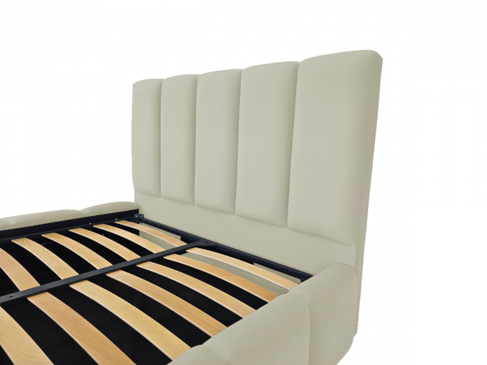 Pat tapitat Nexia cu spatiu pentru depozitare, 160x200 [3]