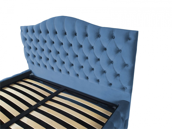 Pat tapitat Nisa Select cu spatiu pentru depozitare, 160x200 [3]