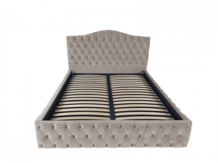 Pat tapitat Nisa Select cu spatiu pentru depozitare, 160x200 [2]