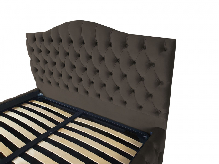 Pat tapitat Nisa Select cu spatiu pentru depozitare, 160x200 [3]