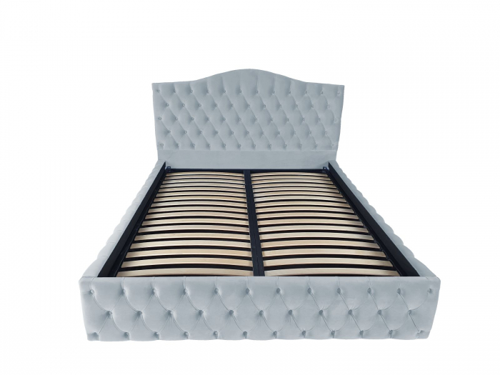 Pat tapitat Nisa Select cu spatiu pentru depozitare, 160x200 [2]