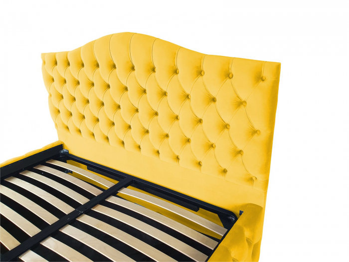 Pat tapitat Nisa Select cu spatiu pentru depozitare, 160x200 [3]