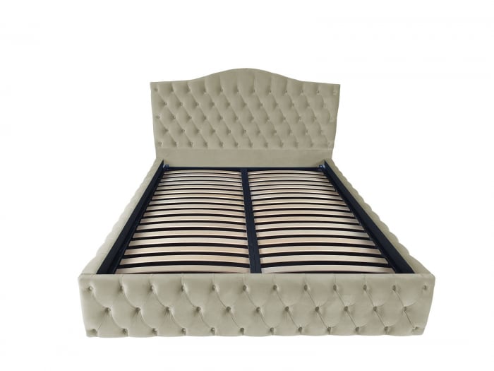 Pat tapitat Nisa Select cu spatiu pentru depozitare, 160x200 [2]