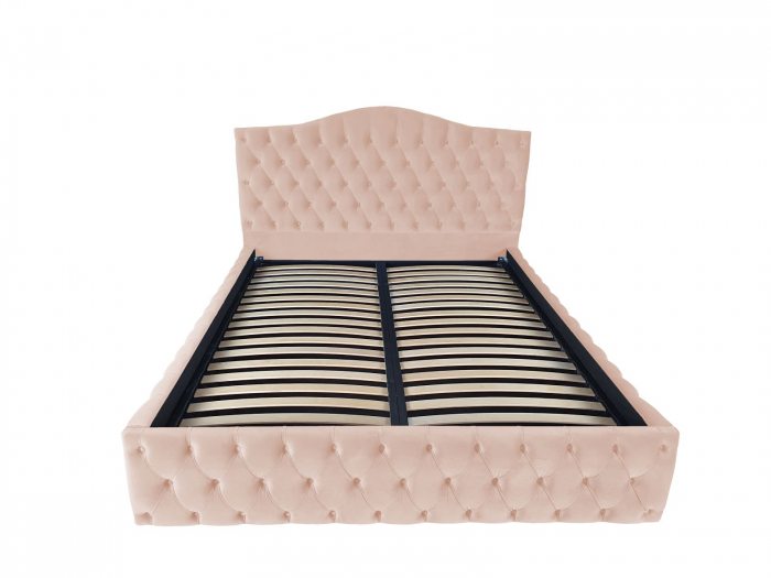 Pat tapitat Nisa Select cu spatiu pentru depozitare, 160x200 [2]