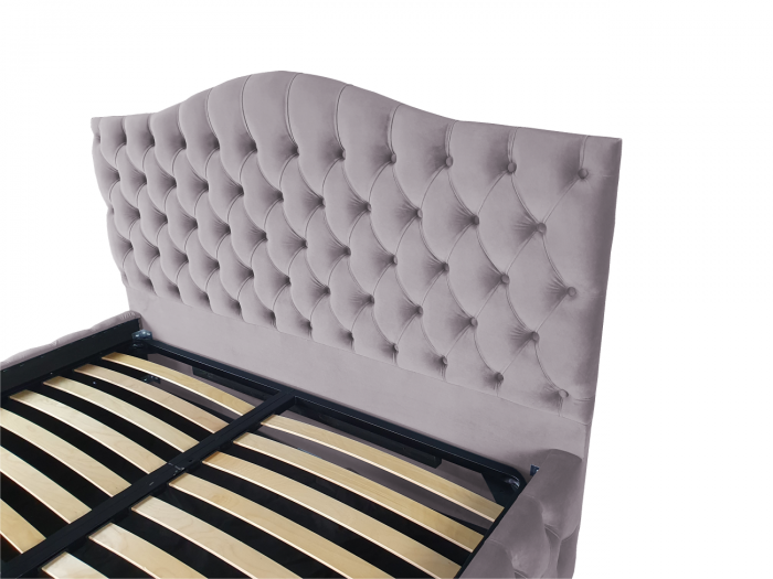 Pat tapitat Nisa Select cu spatiu pentru depozitare, 160x200 [3]