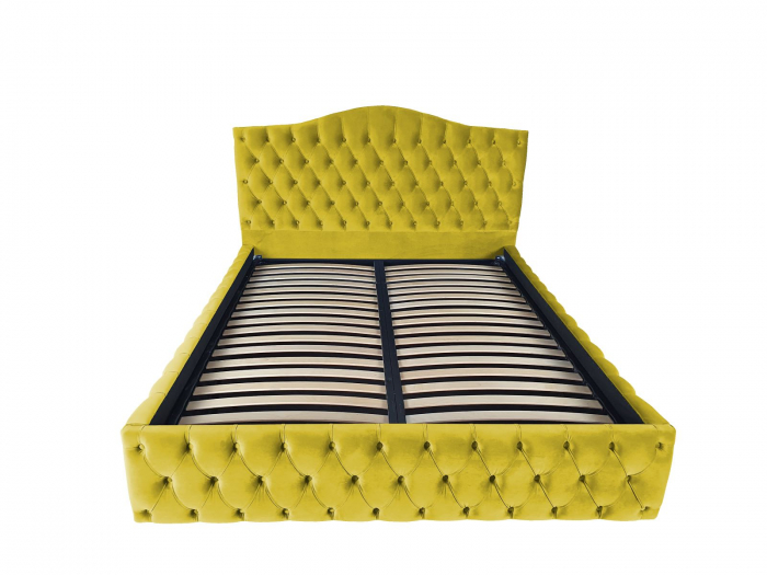 Pat tapitat Nisa Select cu spatiu pentru depozitare, 160x200 [2]