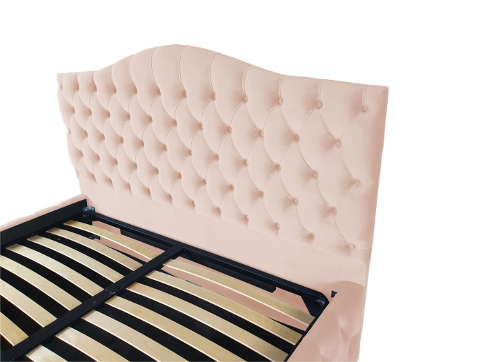 Pat tapitat Nisa Select cu spatiu pentru depozitare, 160x200 [3]