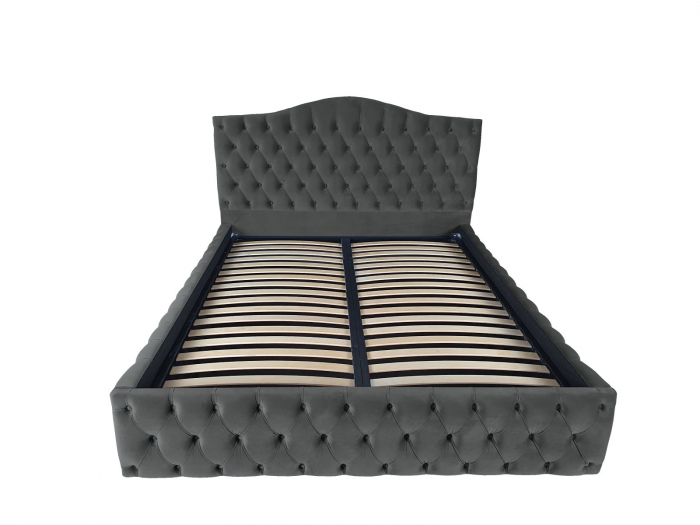 Pat tapitat Nisa Select cu spatiu pentru depozitare, 160x200 [2]